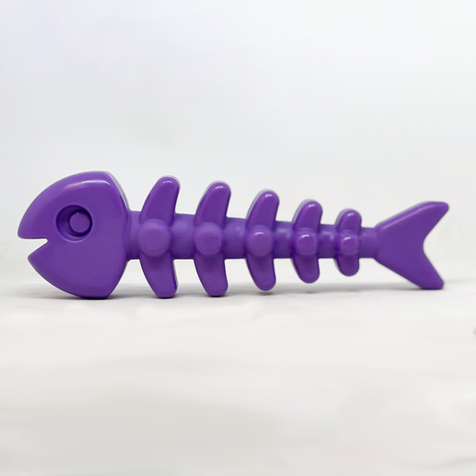 Fish Bone Ultra Durable Nylon Chew Toy - SodaPup